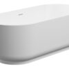 Lintott Freestanding 1685x804mm 0TH Bath - Matt White