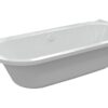 Penn Back To Wall 1700x750x600mm 0TH Bath w/Legs