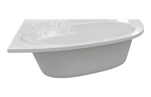 Norton 1500x950x600mm 0TH Offset Corner Bath w/Legs (LH)