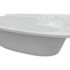 Norton 1500x950x600mm 0TH Offset Corner Bath w/Legs (RH)