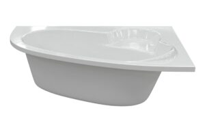 Norton 1500x950x600mm 0TH Offset Corner Bath w/Legs (RH)