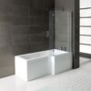 L-Shape Single End 1700x700-850x410mm 0TH Bath Only (RH)