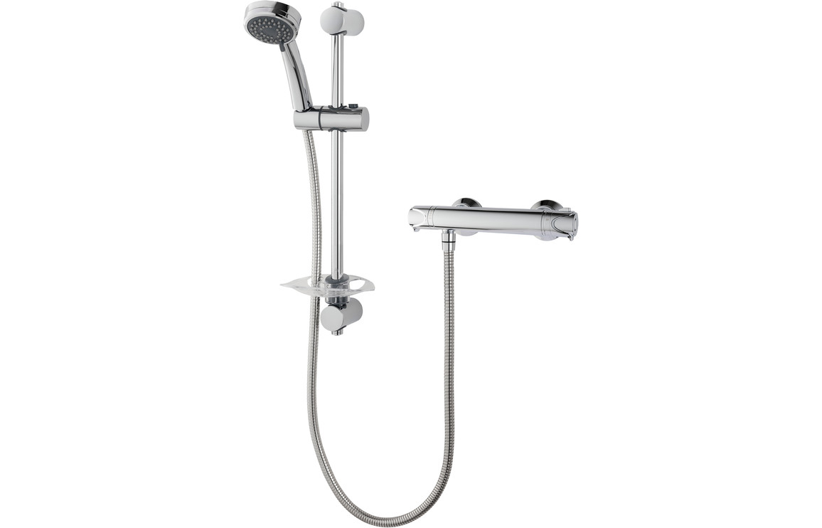 Triton Dene Sequential Thermostatic Mixer Shower - Chrome