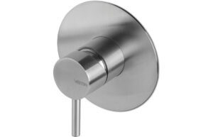 Vema Tiber Two Outlet Shower Mixer w/Diverter - St/Steel