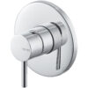 Vema Maira Black Wall Mounted Single Outlet Shower Mixer