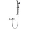 Ascot Cool-Touch Thermostatic Mixer Shower w/Riser & Overhead Kit - Chrome