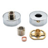 Exposed Shower Valve Fast Fitting Kit Square (Pair)