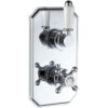 Two Outlet Shower Valve - Brushed Brass