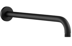Grove 180mm Round Ceiling Arm - Matt Black