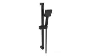 Square Slider Rail Kit & Single Mode Handset - Brushed Brass