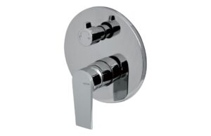 Abode Uno Concealed Push Button Shower (2 Exit) - Chrome