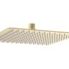Vema Tiber 250mm Round Showerhead - Brushed Brass