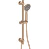 Ashby Square Riser Rail Kit w/Elbow & Handset - Chrome