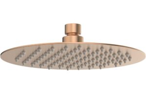 Grove 250mm Round Ultraslim Showerhead - Brushed Bronze