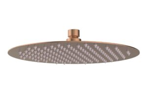 Ashby 200mm Square Ultraslim Showerhead - Brushed Bronze