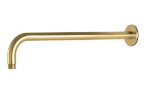 Grove 180mm Round Ceiling Arm - Brushed Brass