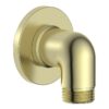 Round Wall Outlet Elbow - Matt Black