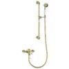 Beverley Concentric Single Outlet Shower Valve & Overhead Kit Pack 2 - Brushed Brass