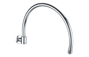 Beverley 365mm Traditional Round Shower Arm - Brushed Brass