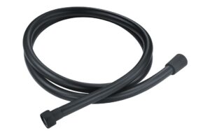 1.5m Easy Clean PVC Shower Hose - Brushed Brass