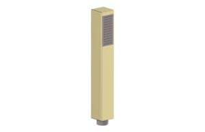 Ashby Square Handset - Brushed Bronze