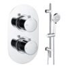 Grove Round Shower Valve & Kit Pack 2 - Matt Black