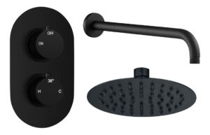 Grove Round Shower Valve & Kit Pack 1 - Brushed Brass