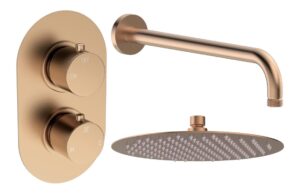 Grove Round Shower Valve & Kit Pack 2 - Chrome