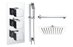 Grove Round Shower Valve & Kit Pack 4 - Chrome