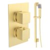 Ashby Square Shower Valve & Kit Pack 2 - Brushed Bronze