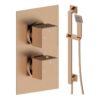 Ashby Square Shower Valve & Kit Pack 3 - Chrome