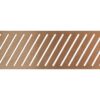 Linear Tray Waste Cover - Brushed Bronze