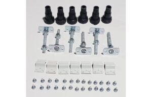 //2Go 45mm Low Profile Riser Set for 1000/1200mm Square & Rectangular Trays - White