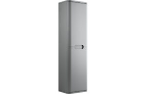 Hertford 350mm 2 Door Wall Hung Tall Unit - Matt Grey