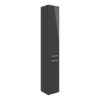 Malvern 350mm Floor Standing 2 Door Tall Unit - Anthracite Gloss
