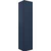 Cuffley 350mm Wall Hung 1 Door Tall Unit - Matt Deep Blue