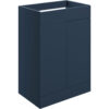 Cuffley 590mm Floor Standing 2 Door Basin Unit (No Top) - Matt Deep Blue