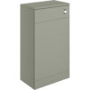 Cuffley 500mm WC Unit - Matt Olive Green