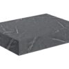 Aston 600mm Wall Hung Basin Shelf - Grey Marble