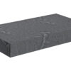 Aston 800mm Wall Hung Basin Shelf - Grey Marble