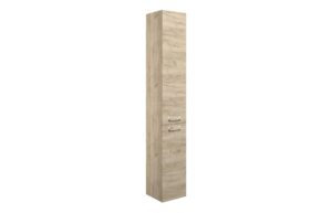 Malvern 350mm Floor Standing 2 Door Tall Unit - Oak