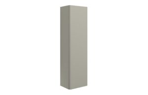 Meredith 350mm Wall Hung 1 Door Tall Unit - Matt Latte