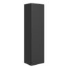 Meredith 350mm Wall Hung 1 Door Tall Unit - Matt Black