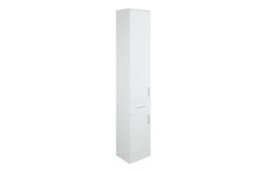 Stotfold 350mm 2 Door  1 Drawer Tall Unit - White Gloss