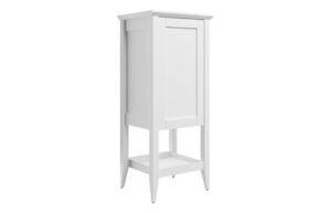 Codicote 470mm Floor Standing 1 Door Midi Boy Unit - Matt White