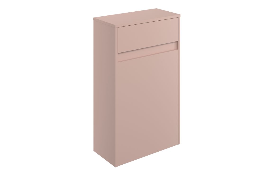 Welwyn 500mm Floor Standing WC Unit - Matt Antique Rose