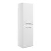Baldock 400mm Wall Hung 2 Door Midi Boy Unit - Matt White
