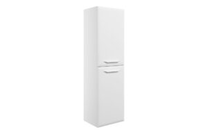 Baldock 400mm Wall Hung 2 Door Midi Boy Unit - Matt White