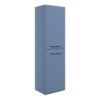 Baldock 400mm Wall Hung 2 Door Midi Boy Unit - Matt Misty Blue