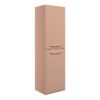 Baldock 400mm Wall Hung 2 Door Midi Boy Unit - Matt Apricot